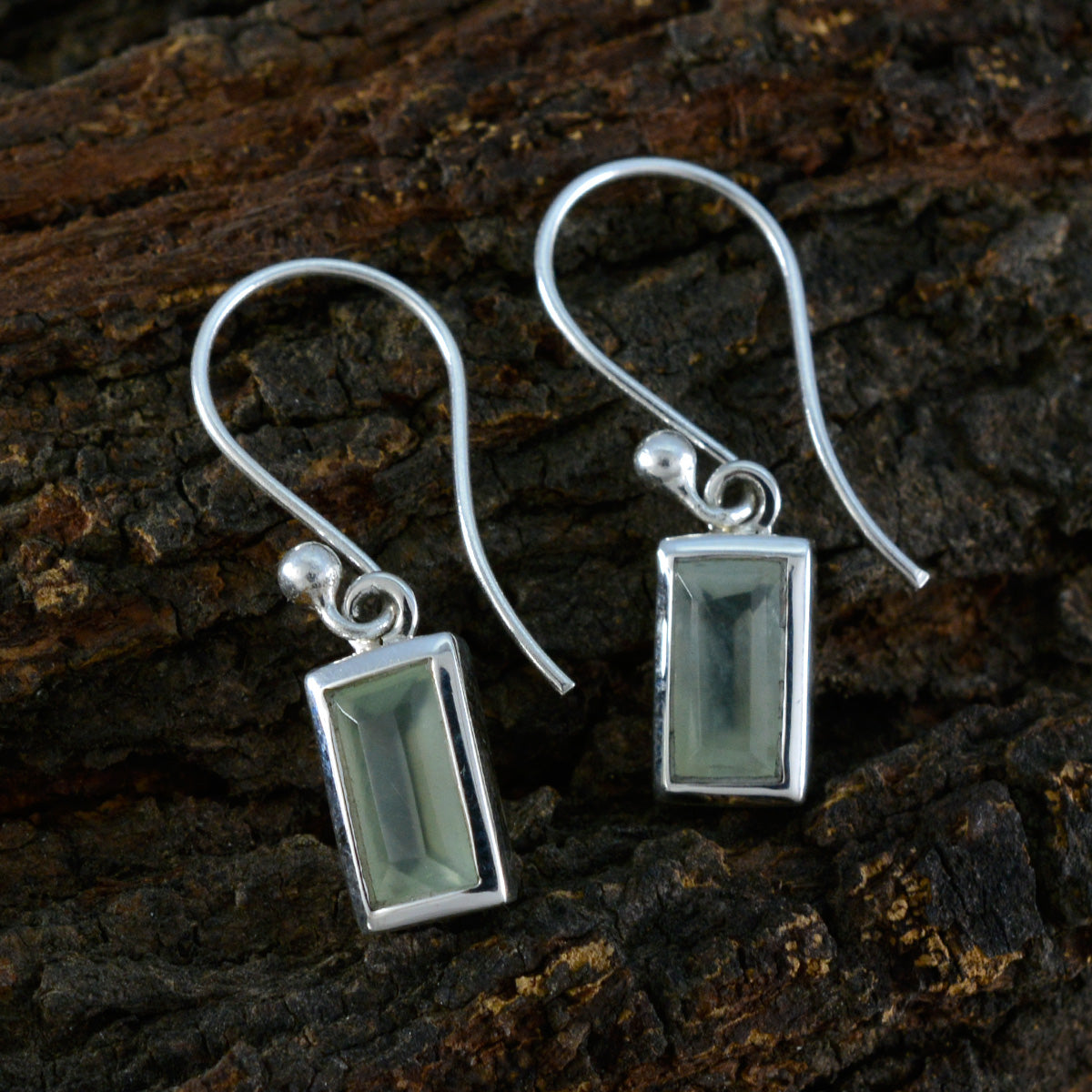 Prehnite-Italian-Mathilde-Solitaire-Dangle-Green-Sterling-Silver-Earring