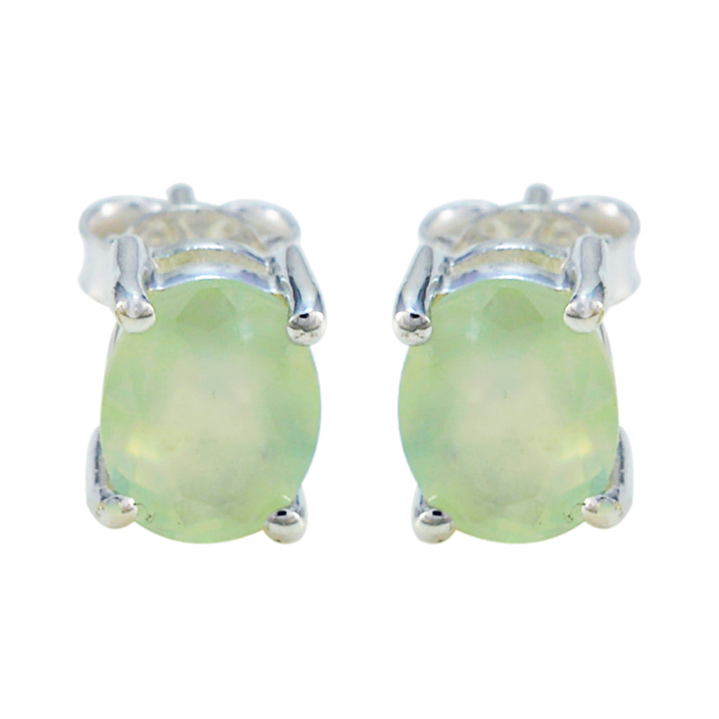 Prehnite-Italian-Alice-Solitaire-Stud-Green-92.5-Silver-Earring