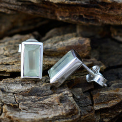 Prehnite-Mexican-Harper-Solitaire-Stud-Green-925-Silver-Earring