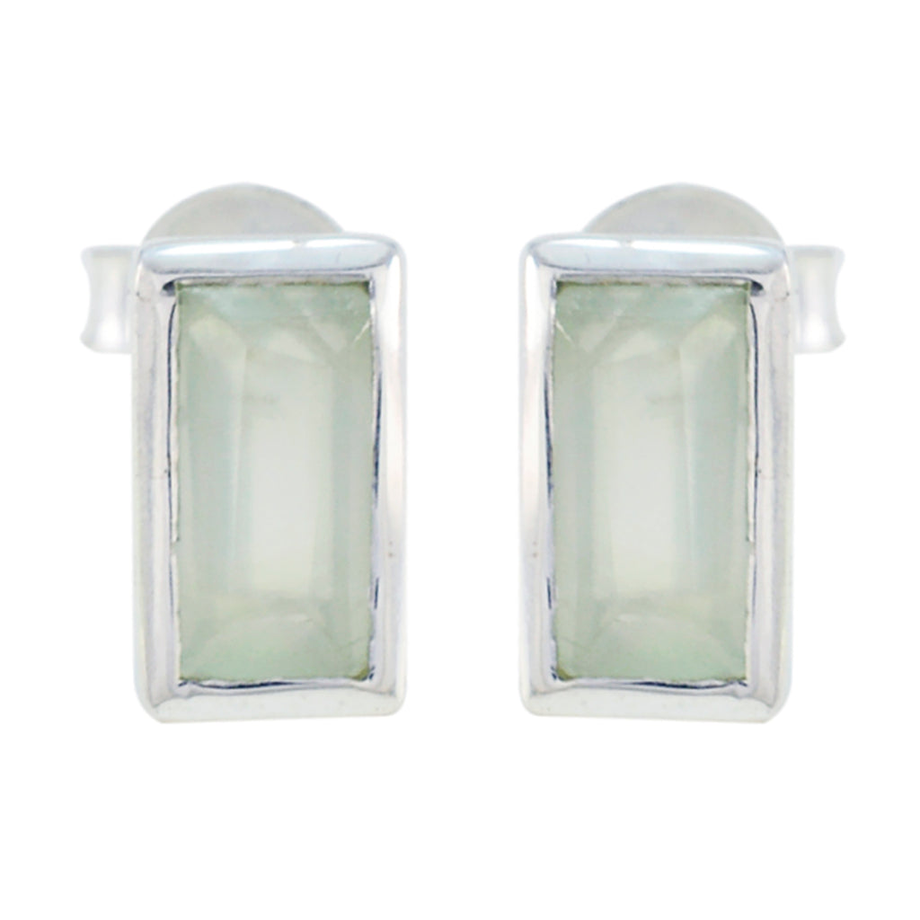 Prehnite-Mexican-Harper-Solitaire-Stud-Green-925-Silver-Earring