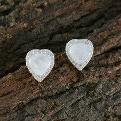 Rainbow-Moonstone-German-Inès-multiple-Stud-White-Sterling-Silver-Earring