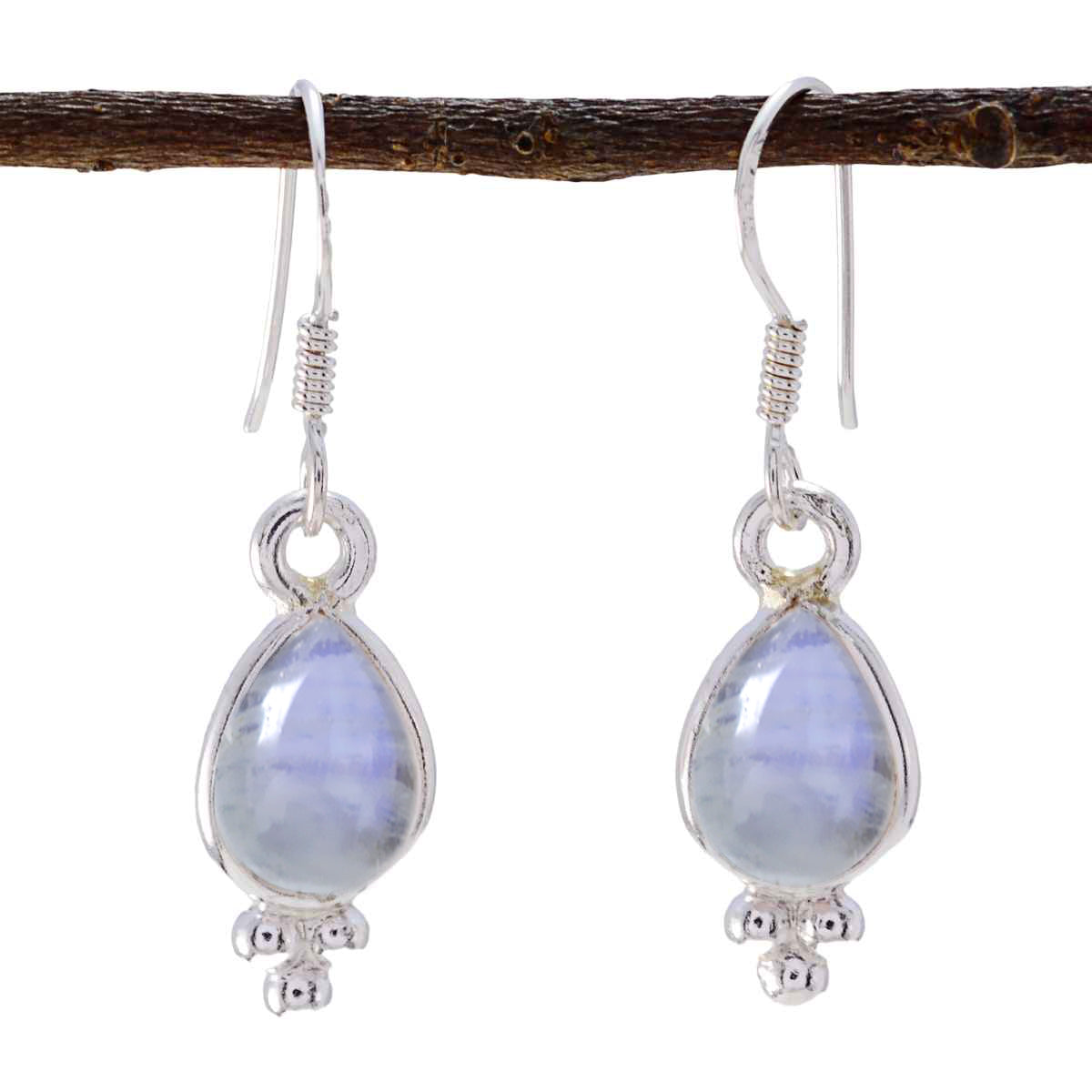 Rainbow-Moonstone-Australian-Lourdes-multiple-Dangle-White-92.5-Silver-Earring
