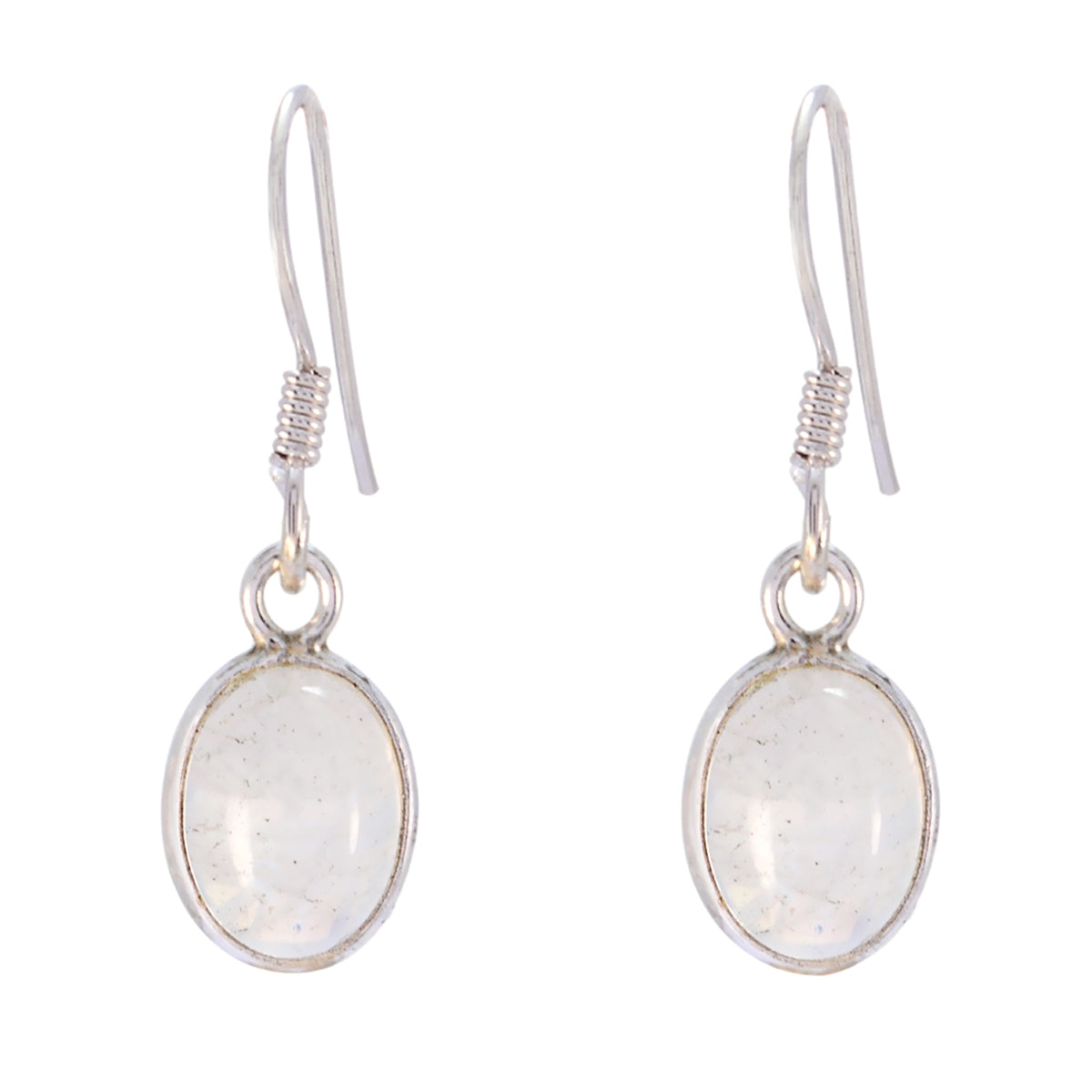 Rainbow-Moonstone-Middle-Eastern-Hana-multiple-Dangle-White-925-Sterling-Silver-Earring Huvudsaklig produktbild