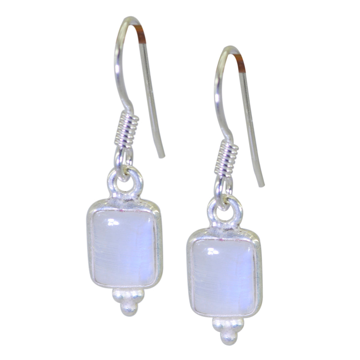 Rainbow-Moonstone-Spanish-Lucy-multiple-Dangle-White-Sterling-Silver-Earring Main image
