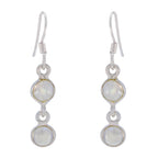 Rainbow-Moonstone-Spanish-Hua-multiple-Dangle-White-Silver-Earring