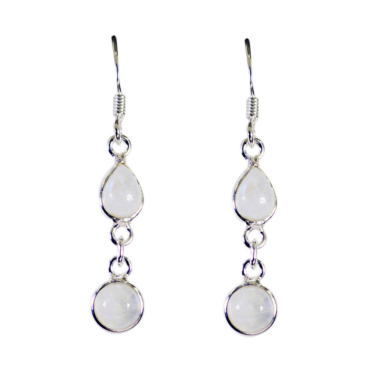 Rainbow-Moonstone-Egyptian-Natalie-multiple-Dangle-White-Sterling-Silver-Earring