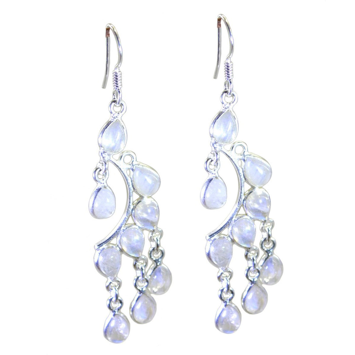 Rainbow-Moonstone-German-Ji-eun-multiple-Dangle-White-925-Sterling-Silver-Earring