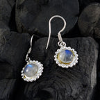 Rainbow-Moonstone-Mexican-Rosa-multiple-Dangle-White-Sterling-Silver-Earring