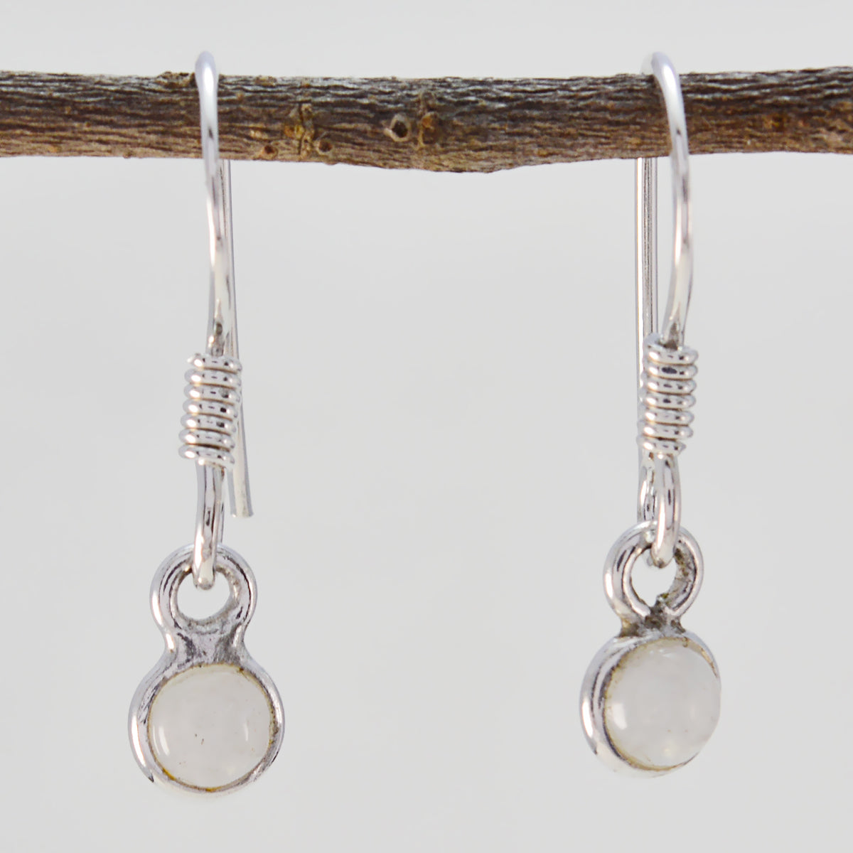 Rainbow-Moonstone-Moroccan-Ling-multiple-Dangle-White-Sterling-Silver-Earring