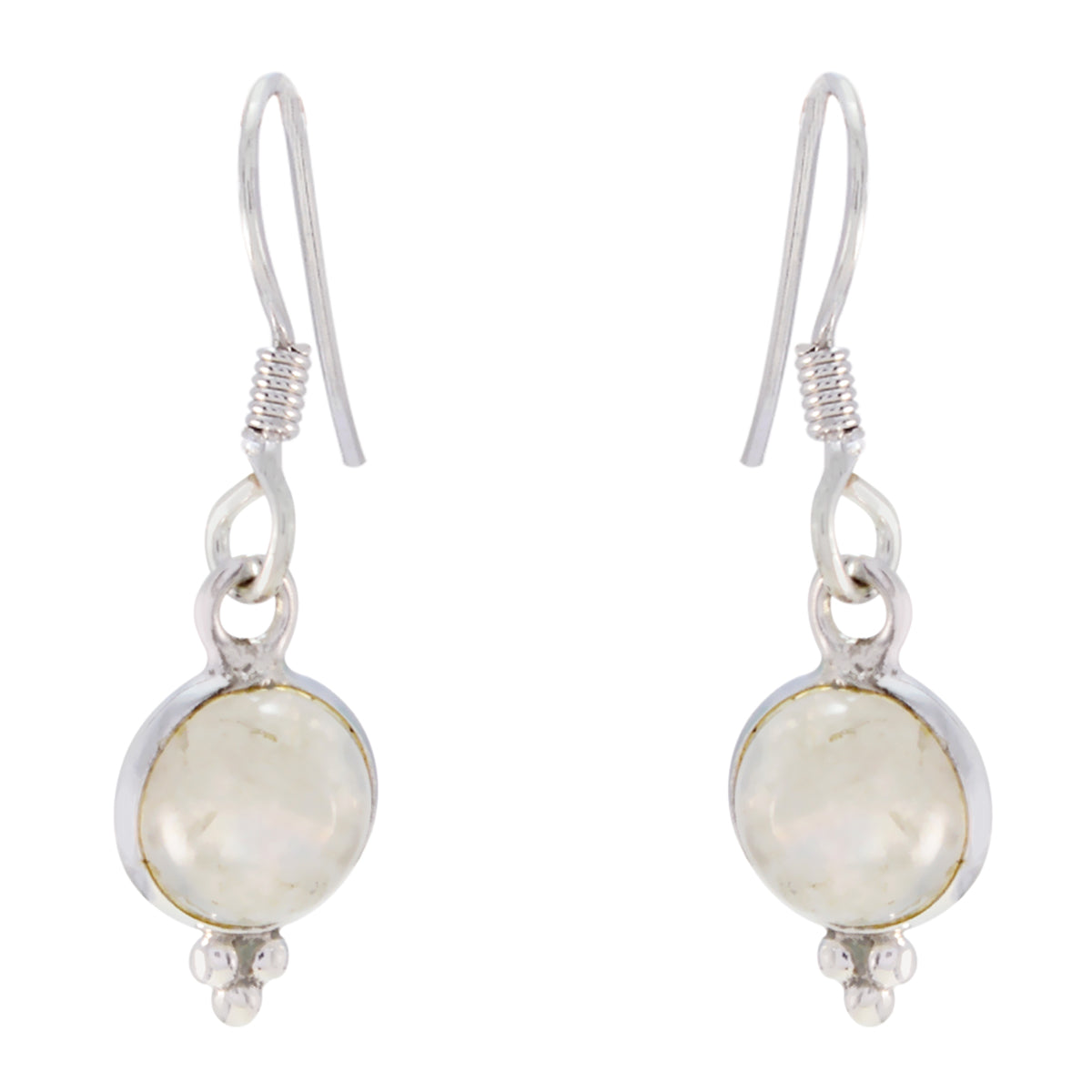 Rainbow-Moonstone-Egyptian-Mei-multiple-Dangle-White-Sterling-Silver-Earring