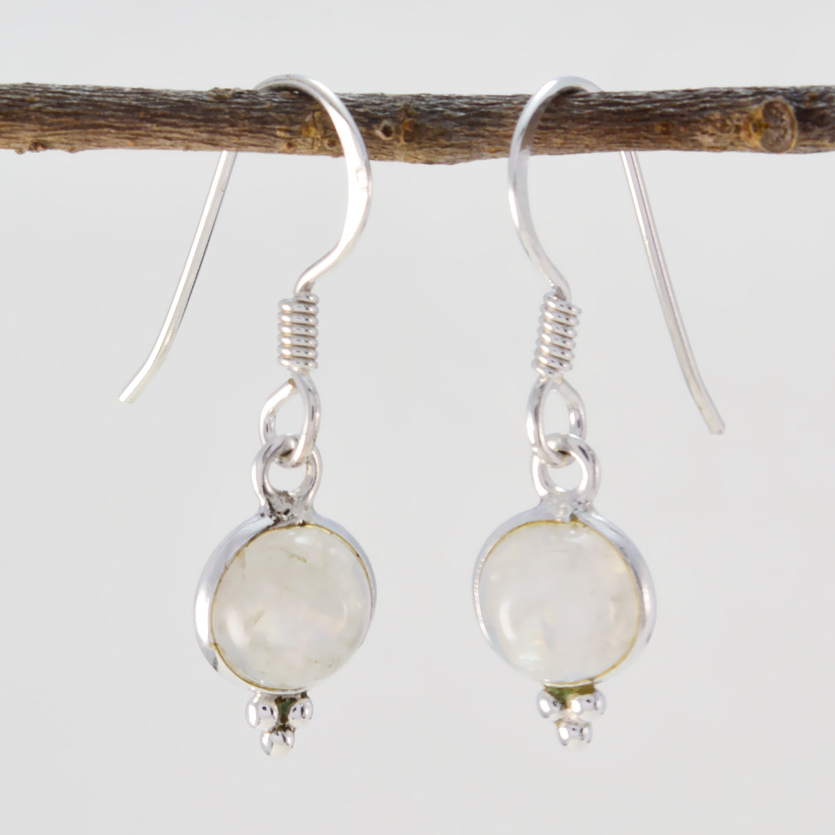 Rainbow-Moonstone-Egyptian-Mei-multiple-Dangle-White-Sterling-Silver-Earring
