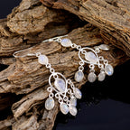 Rainbow-Moonstone-Korean-Naomi-multiple-Dangle-White-925-Sterling-Silver-Earring