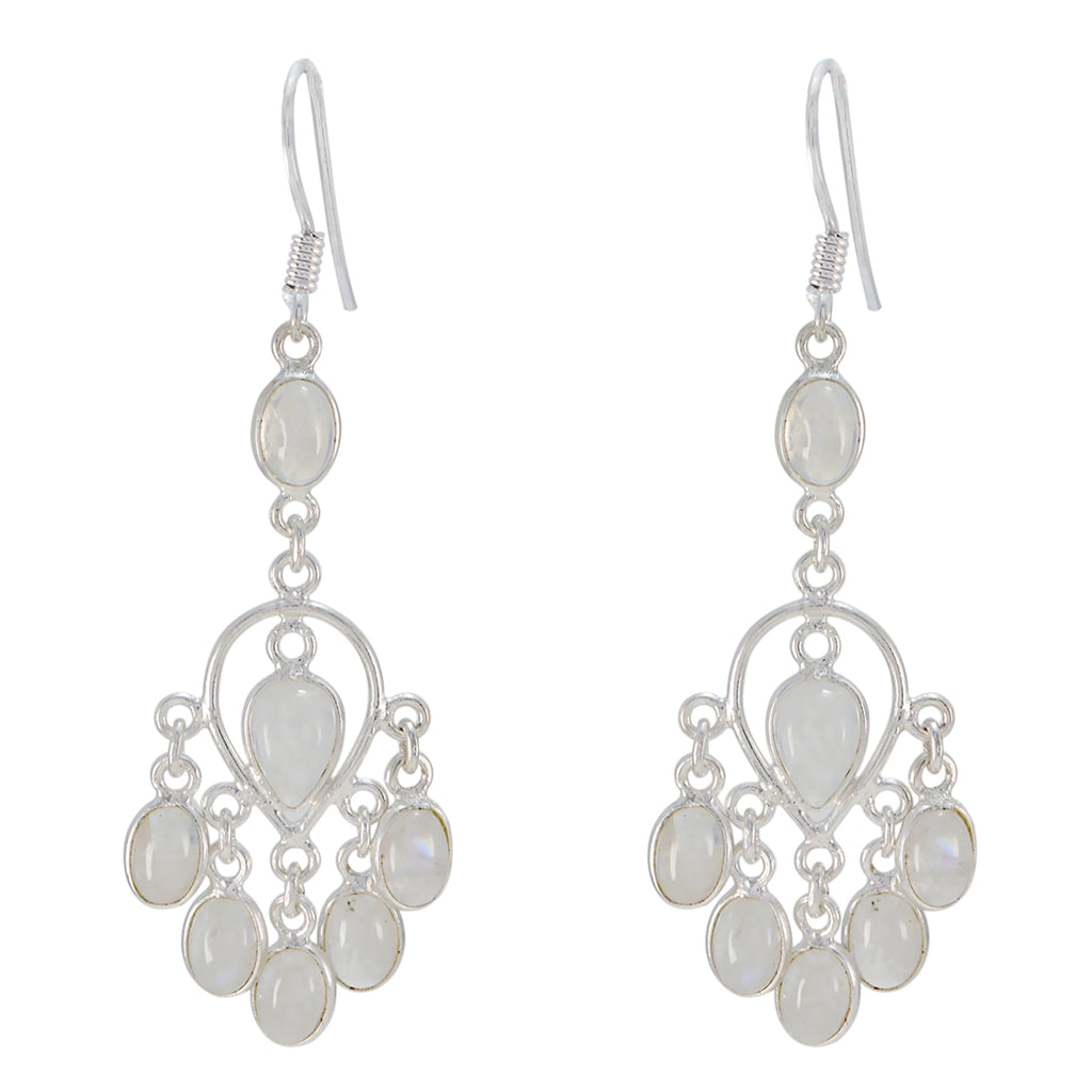 Rainbow-Moonstone-Korean-Naomi-multiple-Dangle-White-925-Sterling-Silver-Earring