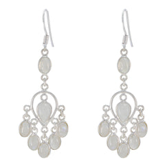 Regenbogen-Mondstein-Korean-Naomi-mehrere-Ohrhänger-Weiß-925-Sterling-Silber-Ohrring