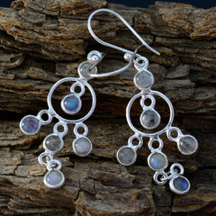 Rainbow-Moonstone-Japanese-Nari-multiple-Dangle-White-925-Silver-Earring