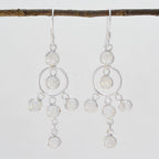 Rainbow-Moonstone-Japanese-Nari-multiple-Dangle-White-925-Silver-Earring