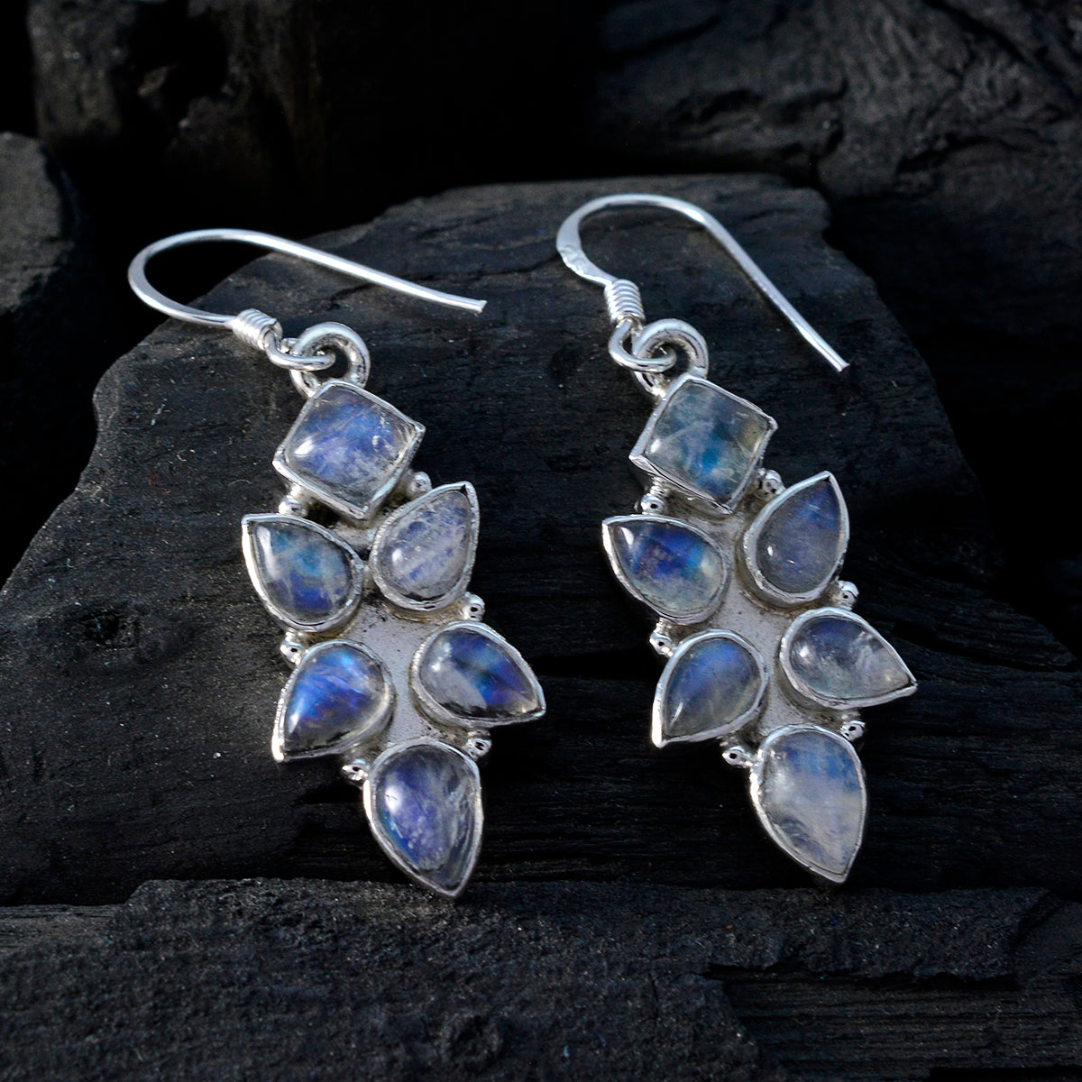 Rainbow-Moonstone-Mexican-Soo-jin-multiple-Dangle-White-Sterling-Silver-Earring