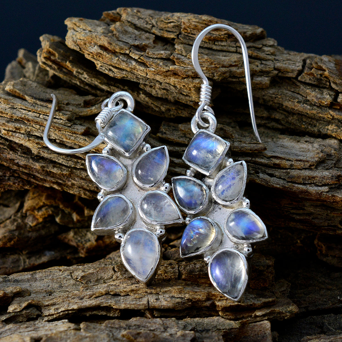 Rainbow-Moonstone-Mexican-Soo-jin-multiple-Dangle-White-Sterling-Silver-Earring