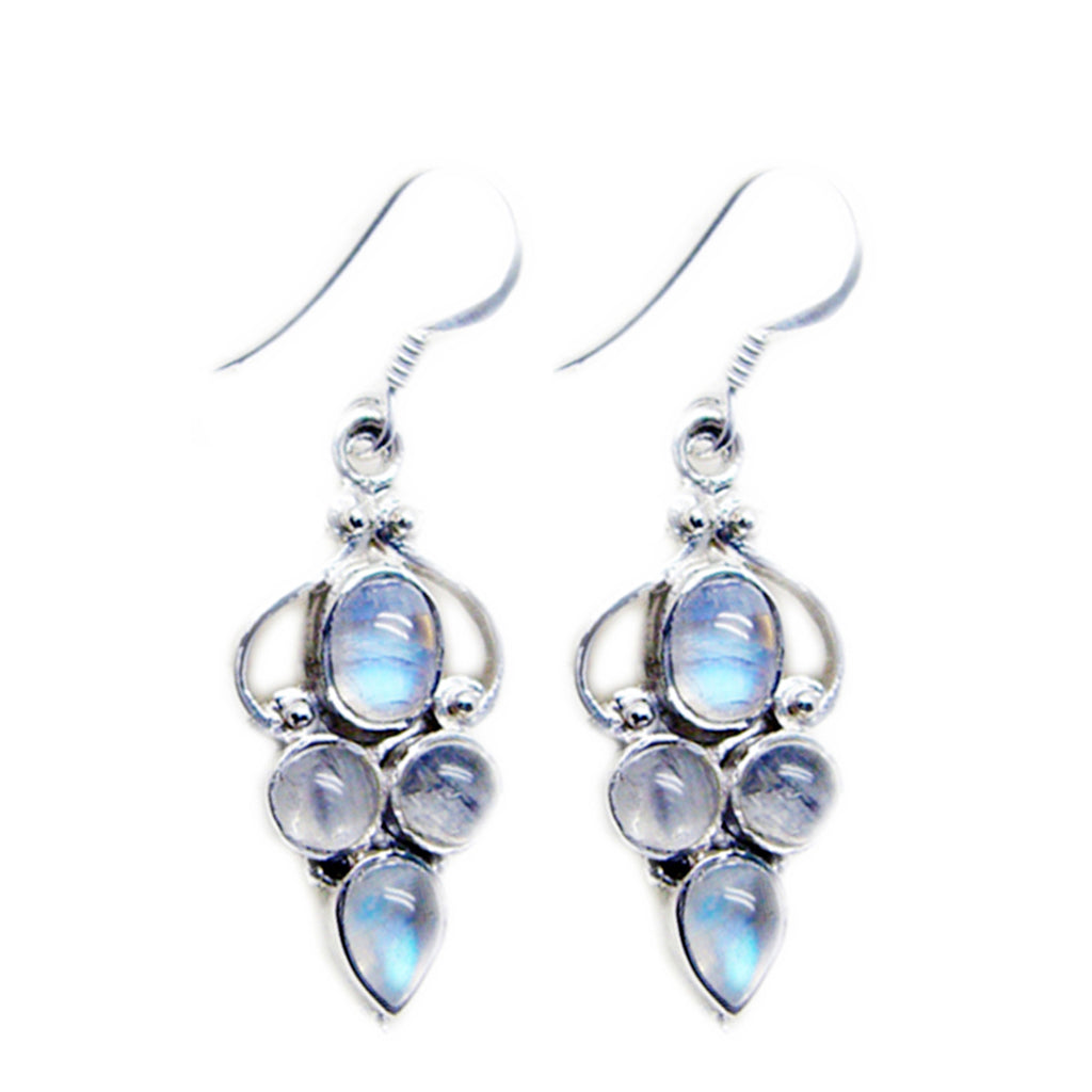 Rainbow-Moonstone-Australian-Wen-multiple-Dangle-White-92.5-Silver-Earring