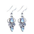 Rainbow-Moonstone-Australian-Wen-multiple-Dangle-White-92.5-Silver-Earring