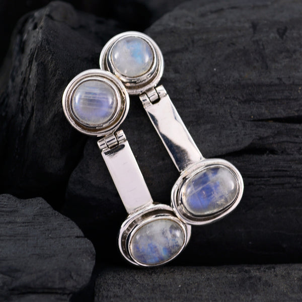 Rainbow-Moonstone-Egyptian-Renata-multiple-Stud-White-Sterling-Silver-Earring