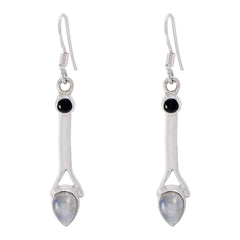 Rainbow-Moonstone-African-Freya-multiple-Dangle-White-Sterling-Silver-Earring