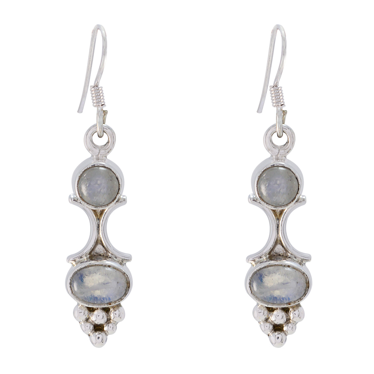 Rainbow-Moonstone-Latin-American-Yan-multiple-Dangle-White-Sterling-Silver-Earring