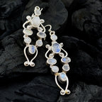 Rainbow-Moonstone-French-Ying-multiple-Dangle-White-92.5-Silver-Earring