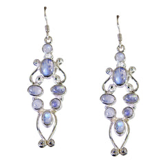 Rainbow-Moonstone-French-Ying-multiple-Dangle-White-92.5-Silver-Earring