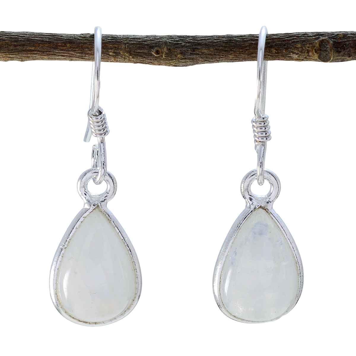 Rainbow-Moonstone-Turkish-Harper-multiple-Dangle-White-92.5-Silver-Earring メイン画像