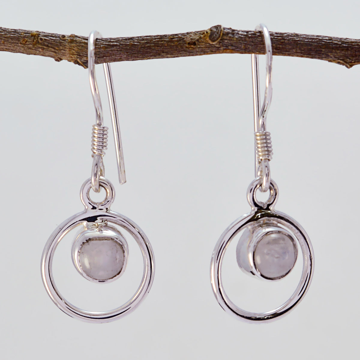 Rainbow-Moonstone-Egyptian-Amanda-multiple-Dangle-White-925-Silver-Earring