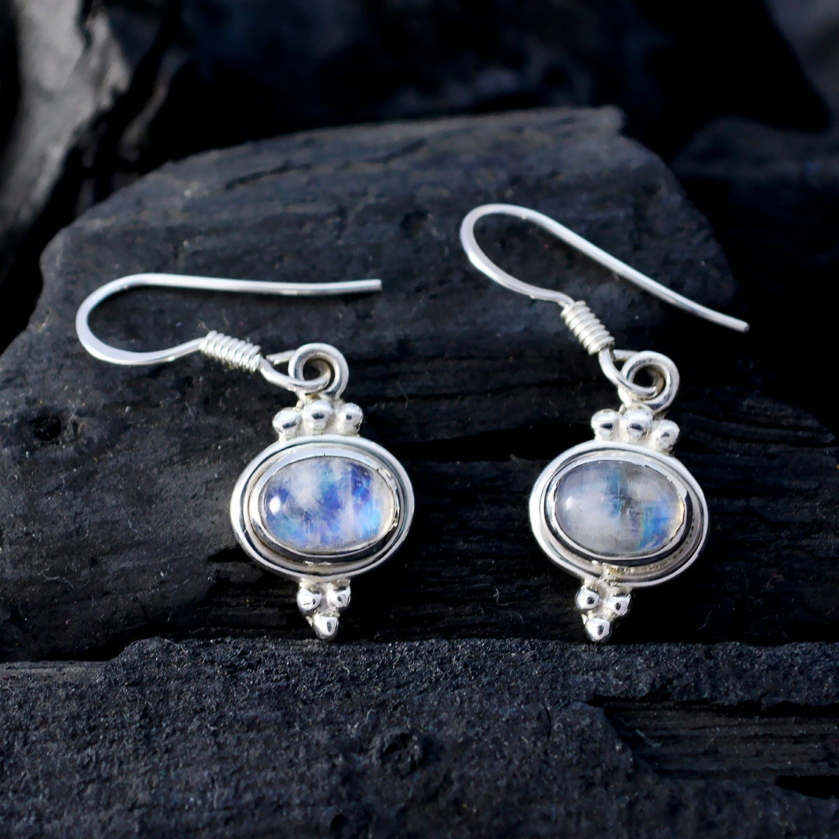 Rainbow-Moonstone-American-Ana-multiple-Dangle-White-Silver-Earring