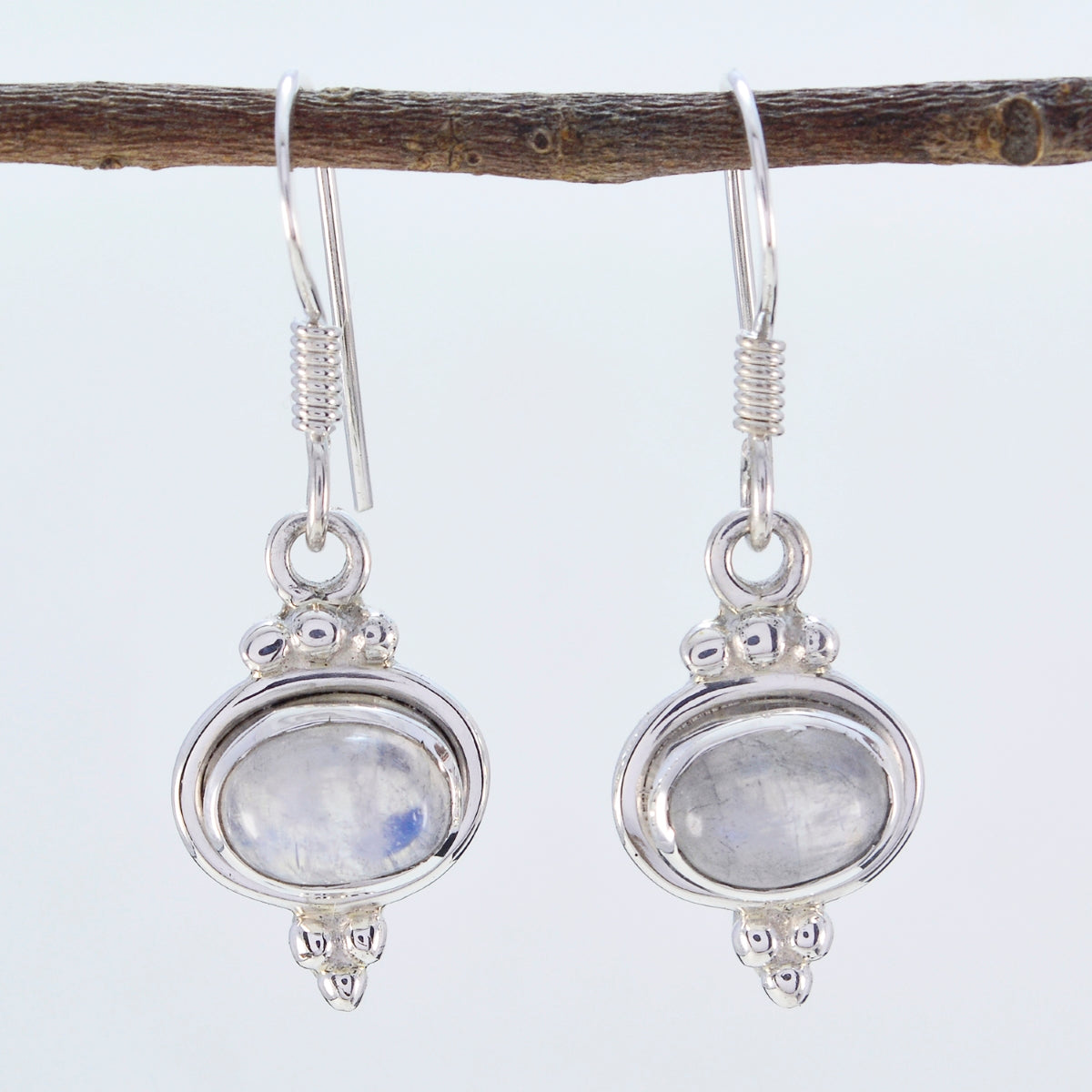 Rainbow-Moonstone-American-Ana-multiple-Dangle-White-Silver-Earring