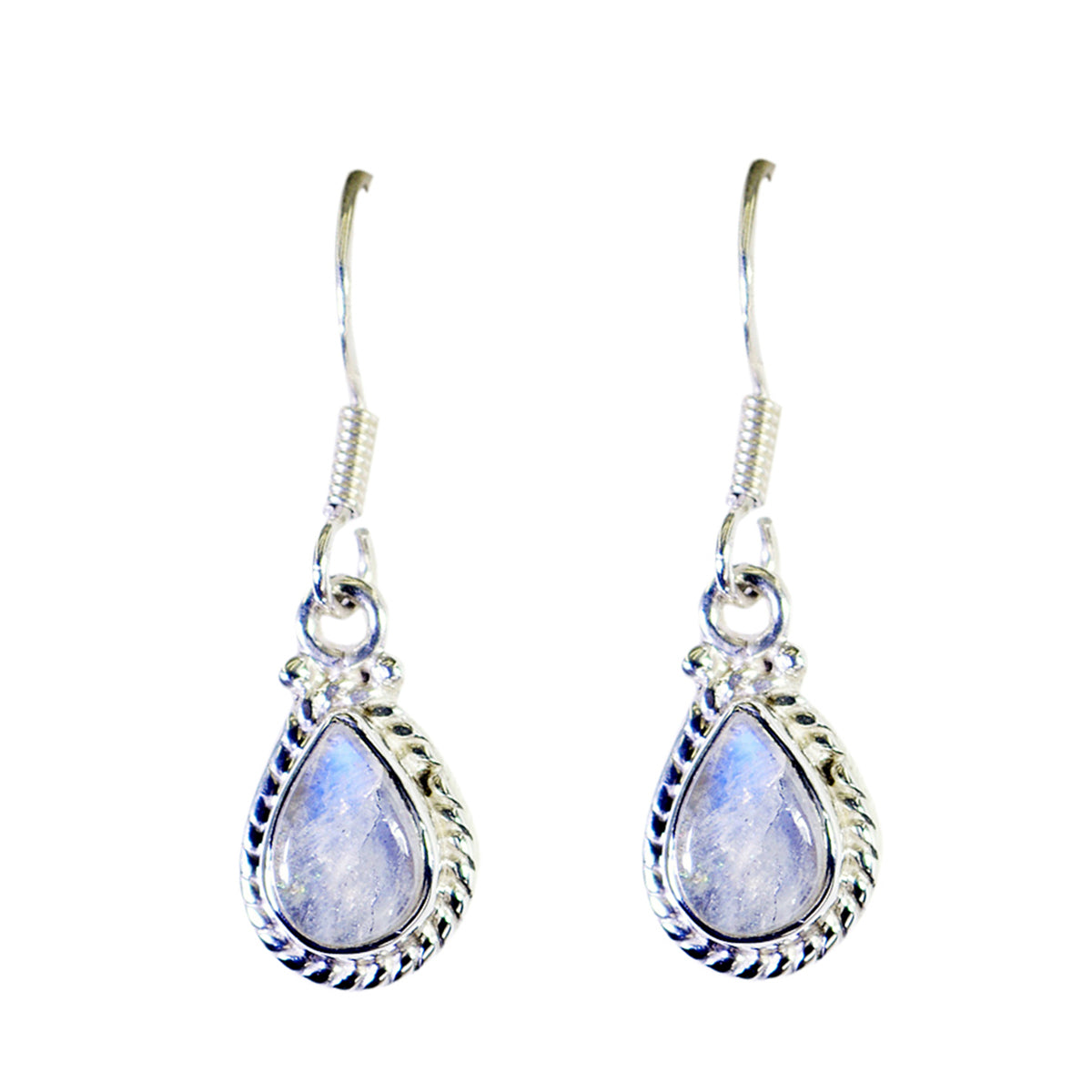 Rainbow-Moonstone-Korean-Andrea-multiple-Dangle-White-925-Sterling-Silver-Earring