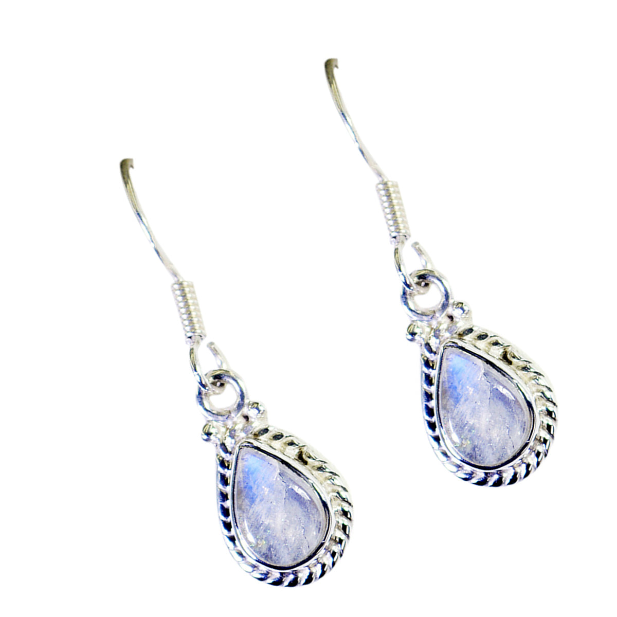 Rainbow-Moonstone-Korean-Andrea-multiple-Dangle-White-925-Sterling-Silver-Earring