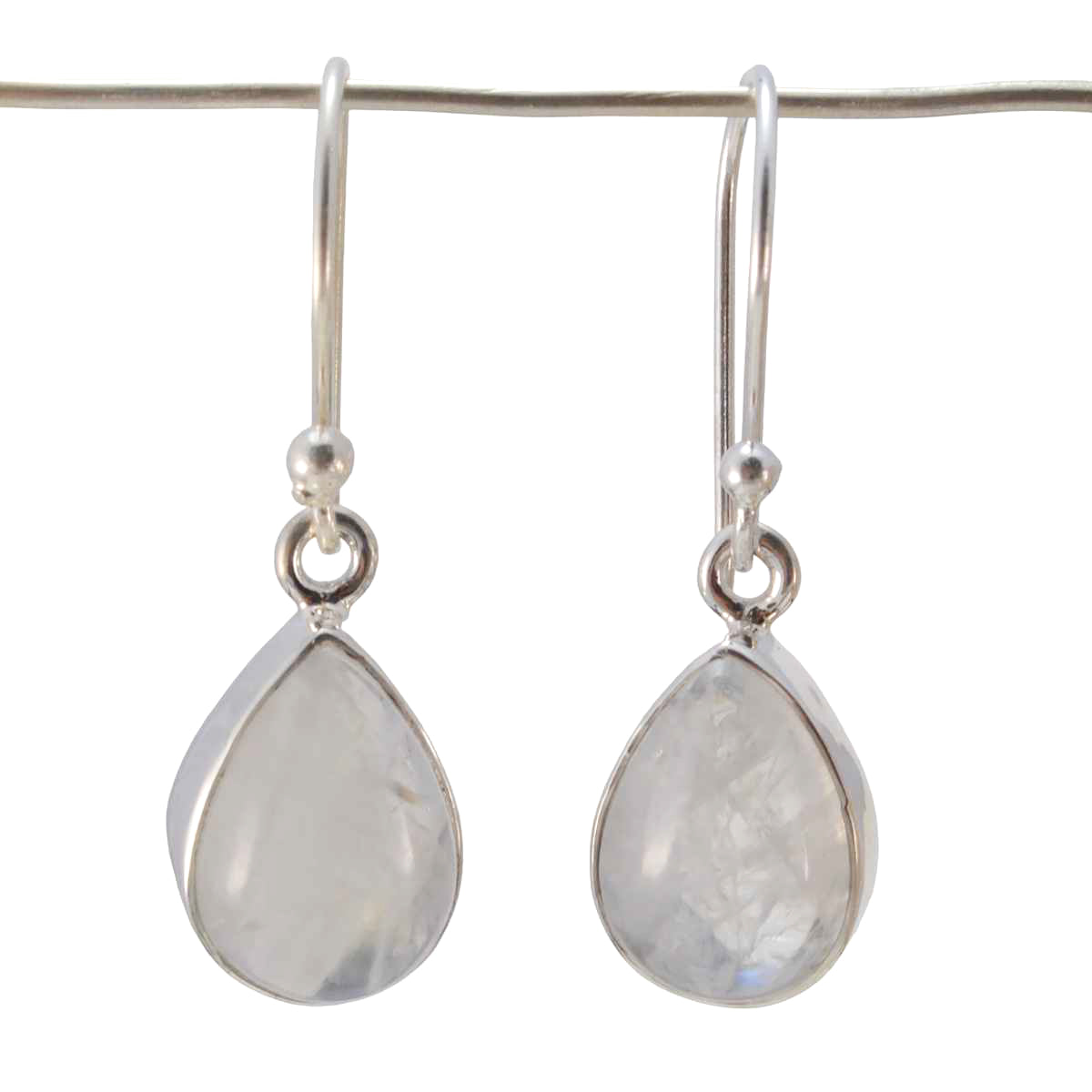 Rainbow-Moonstone-Italian-Li-Lee-multiple-Dangle-White-Silver-Earring