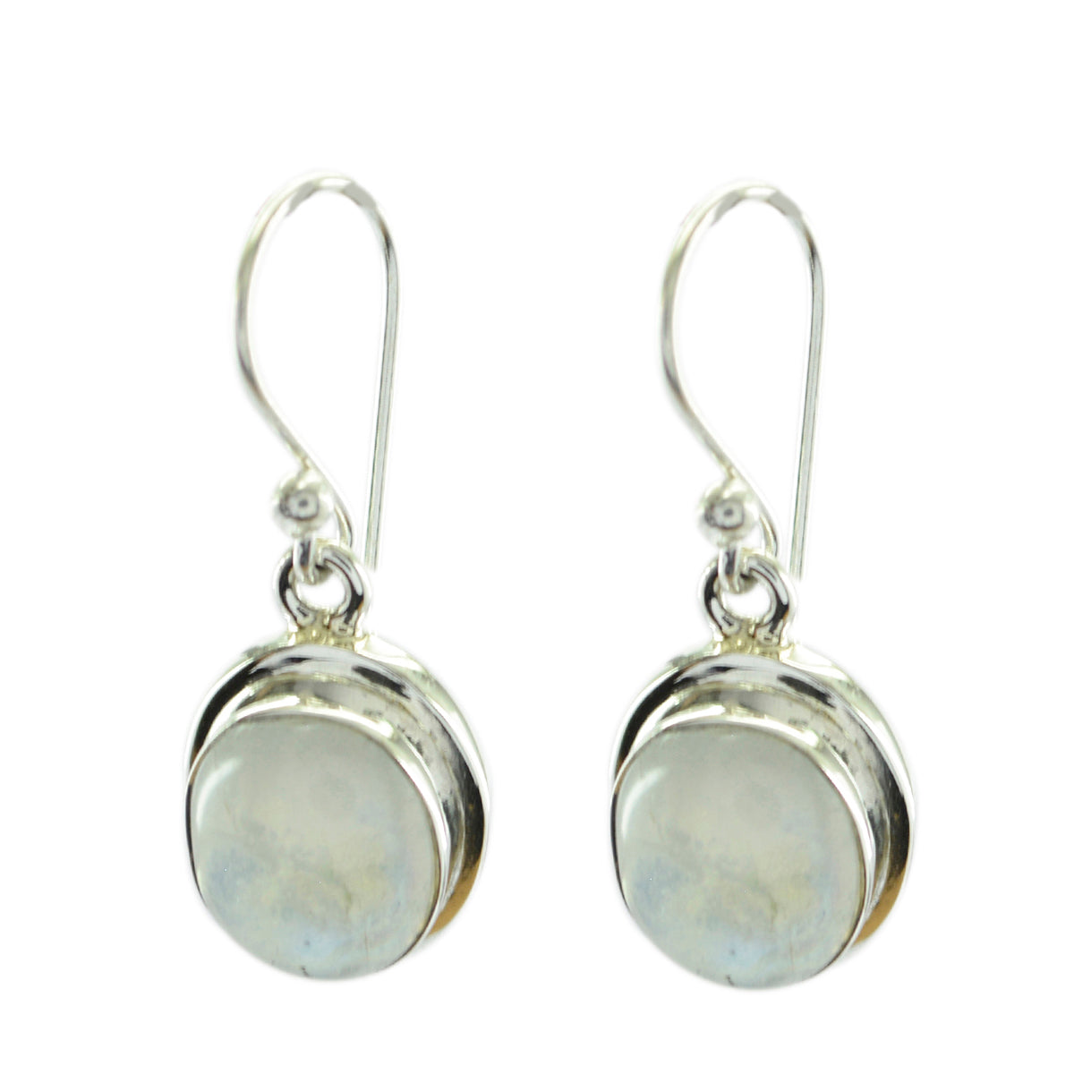 Rainbow-Moonstone-Japanese-Ángeles-multiple-Dangle-White-Sterling-Silver-Earring メイン画像