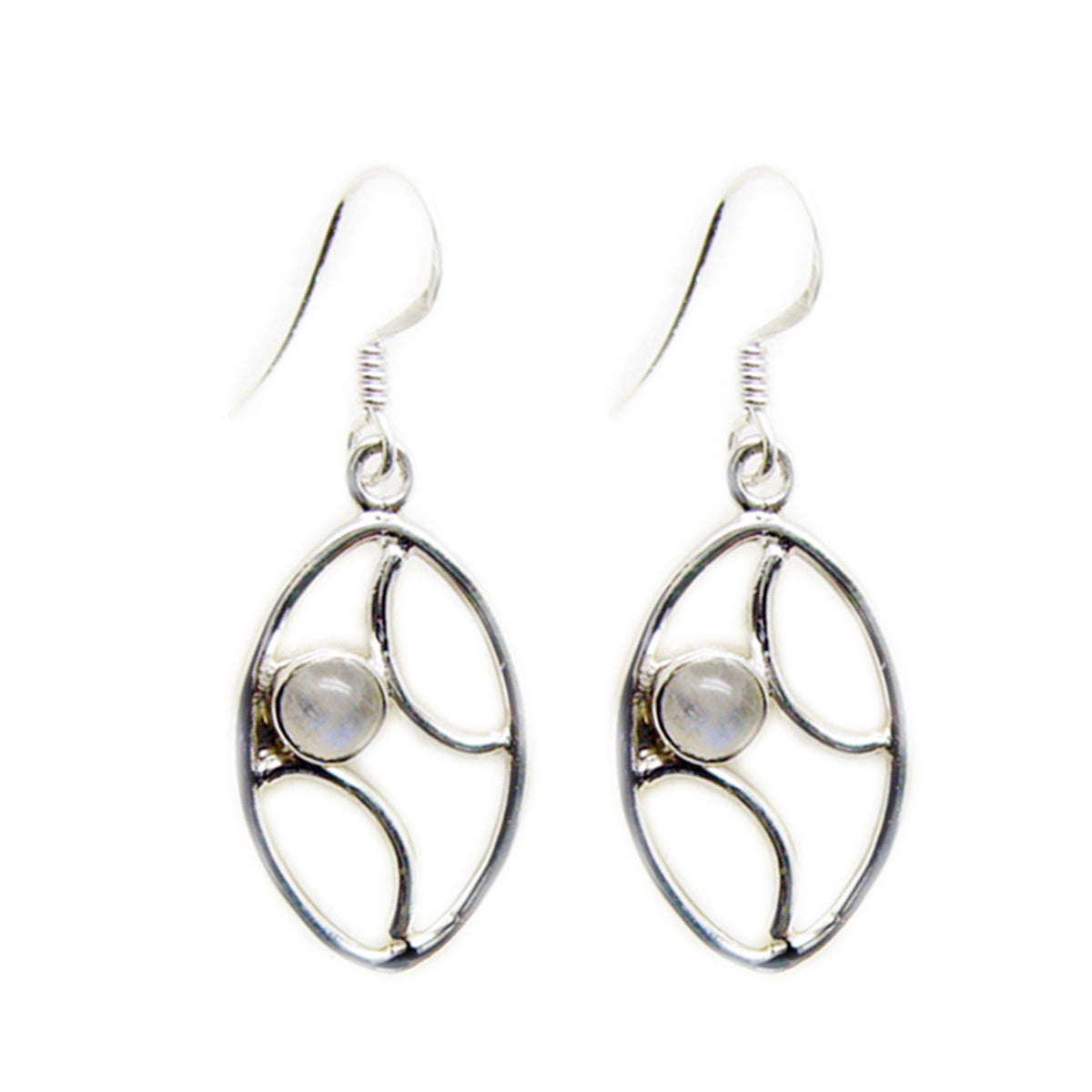 Rainbow-Moonstone-Turkish-Antonia-multiple-Dangle-White-925-Silver-Earring