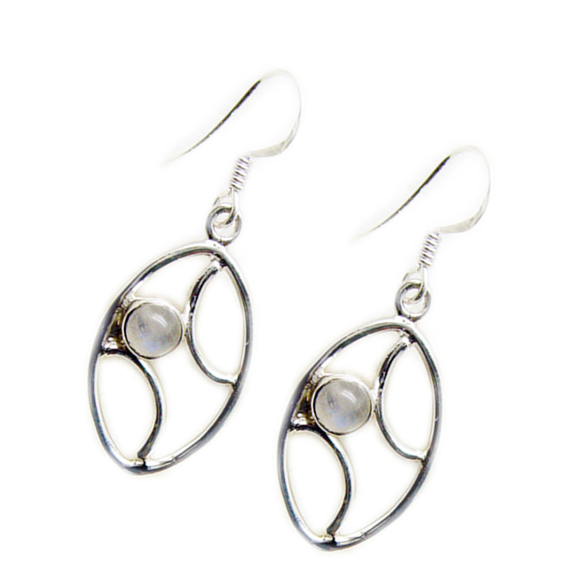 Rainbow-Moonstone-Turkish-Antonia-multiple-Dangle-White-925-Silver-Earring