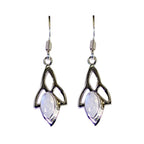 Rainbow-Moonstone-Italian-Bianca-multiple-Dangle-White-925-Silver-Earring