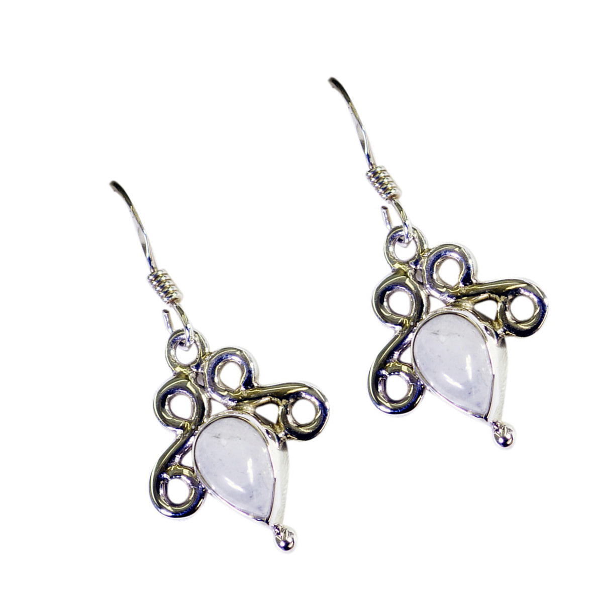Rainbow-Moonstone-Middle-Eastern-Bruna-multiple-Dangle-White-92.5-Silver-Earring
