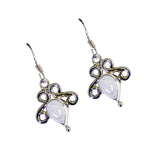 Rainbow-Moonstone-Middle-Eastern-Bruna-multiple-Dangle-White-92.5-Silver-Earring