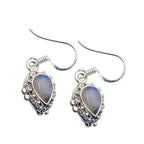 Rainbow-Moonstone-German-Constanza-multiple-Dangle-White-Sterling-Silver-Earring