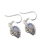 Rainbow-Moonstone-German-Constanza-multiple-Dangle-White-Sterling-Silver-Earring