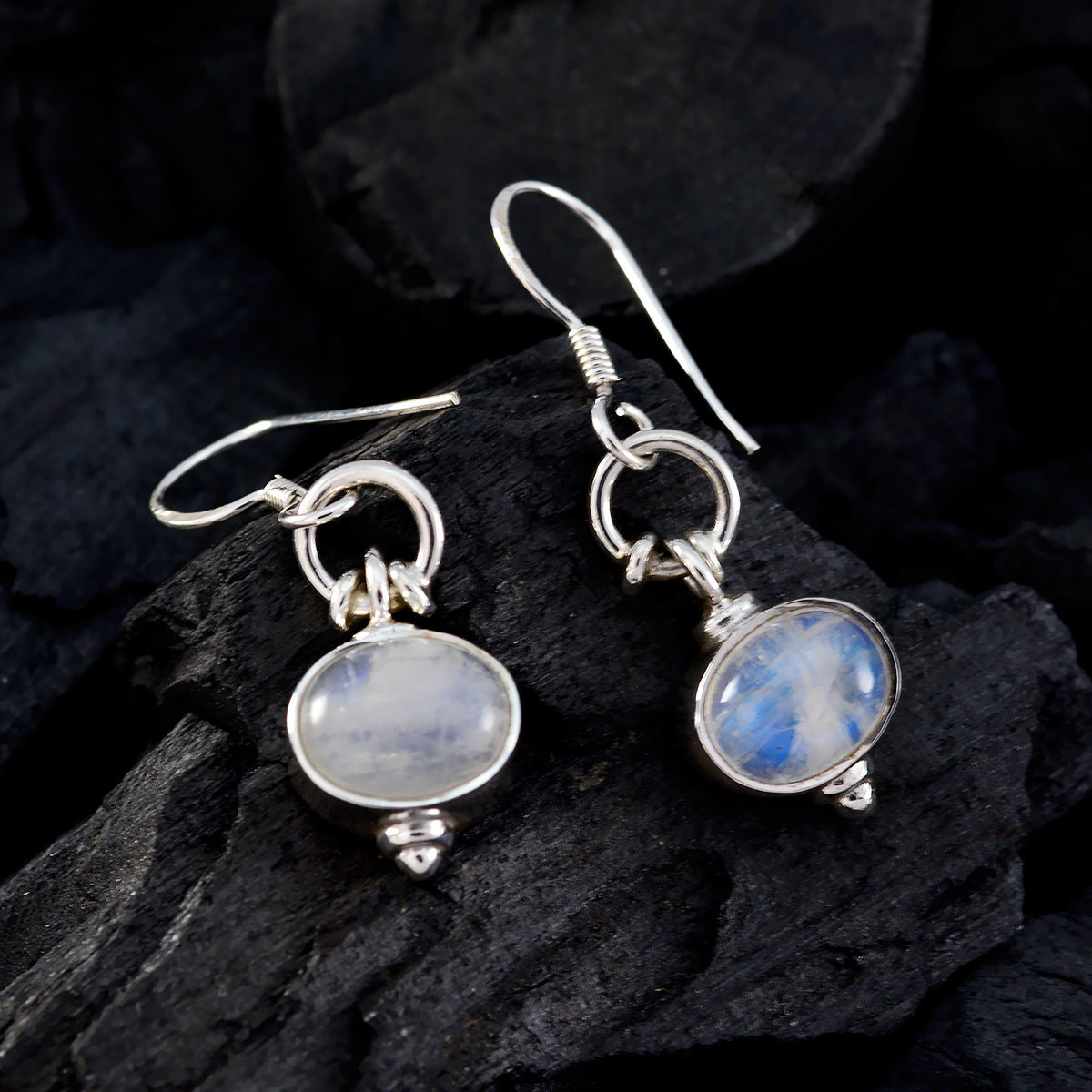 Rainbow-Moonstone-Moroccan-Elena-multiple-Dangle-White-925-Sterling-Silver-Earring