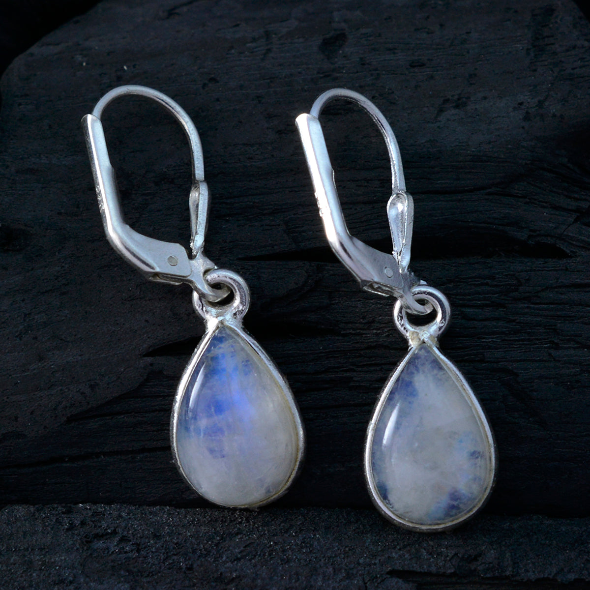 Rainbow-Moonstone-Japanese-Mia-Solitaire-Dangle-White-Silver-Earring