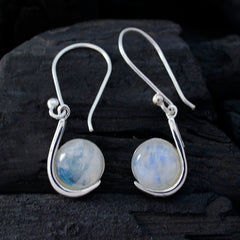 Rainbow-Moonstone-Spanish-Laura-Solitaire-Dangle-White-925-Sterling-Silver-Earring