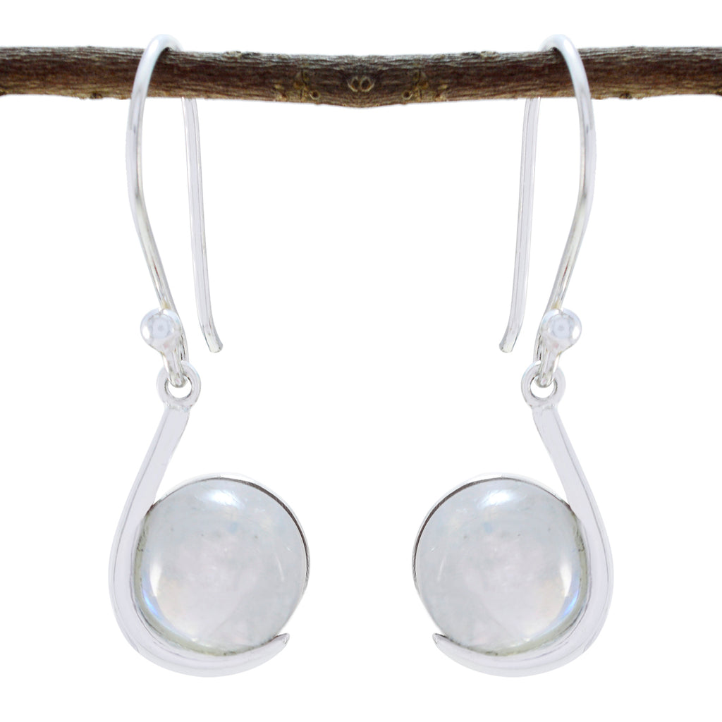 Rainbow-Moonstone-Spanish-Laura-Solitaire-Dangle-White-925-Sterling-Silver-Earring