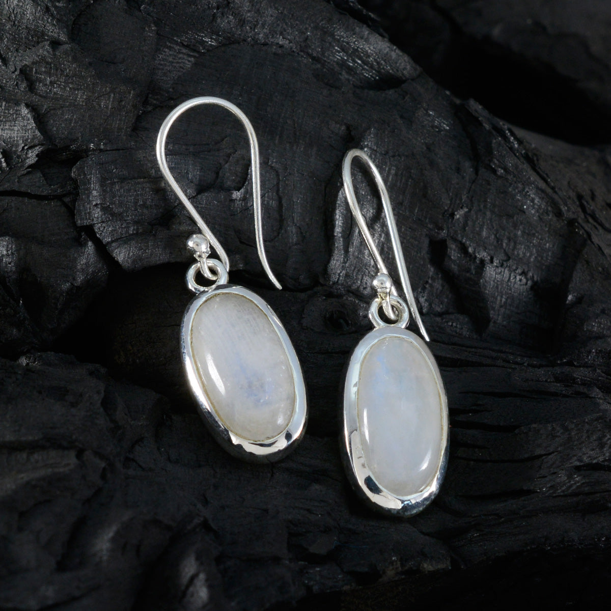 Rainbow-Moonstone-Latin-American-Lorena-Solitaire-Dangle-White-92.5-Silver-Earring