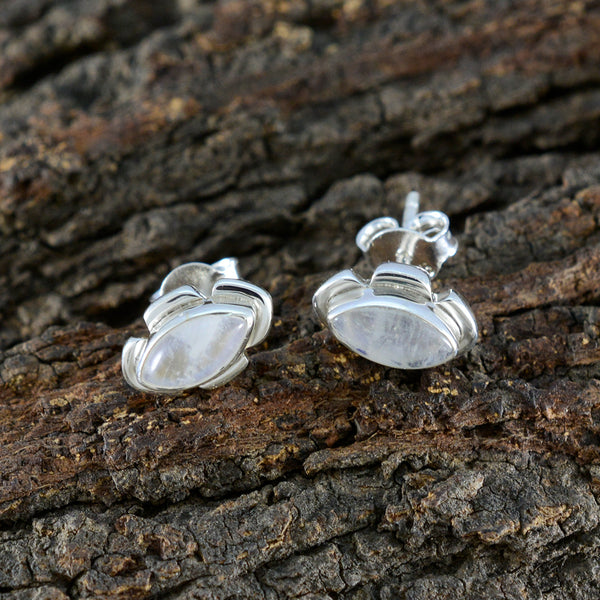 Rainbow-Moonstone-African-Luisa-Solitaire-Stud-White-Silver-Earring